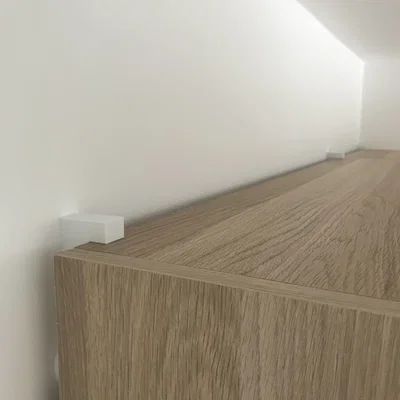 Phụ kiện cố định tủ Ikea Pax vào tường chắc chắn (Wardrobe Spacer)