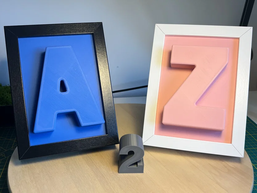 Khung Ảnh Ống Heo Chữ Cái A-Z (PiggyFrame) - Image 1