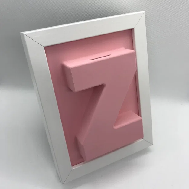 Khung Ảnh Ống Heo Chữ Cái A-Z (PiggyFrame) - Image 3