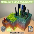 Ống cắm bút, kệ để đồ Minecraft Desk Organizer - Thumbnail 1