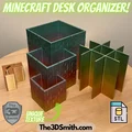 Ống cắm bút, kệ để đồ Minecraft Desk Organizer - Thumbnail 2
