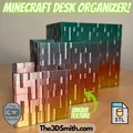 Ống cắm bút, kệ để đồ Minecraft Desk Organizer - Thumbnail 3
