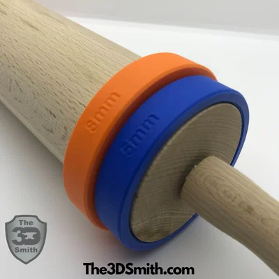 Bộ vòng đệm căn độ dày cho cây cán bột (IKEA Rolling Pin Spacer)