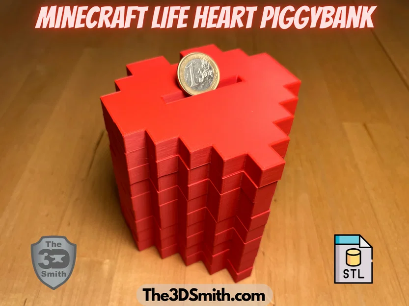 Ống heo hình trái tim hồi máu Minecraft - Image 1