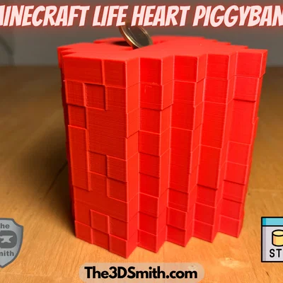 Ống heo hình trái tim hồi máu Minecraft