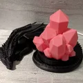 Đèn Ngủ Rồng Ngủ Cùng Tinh Thể (Sleeping Dragon Crystal Lamp) - Thumbnail 1