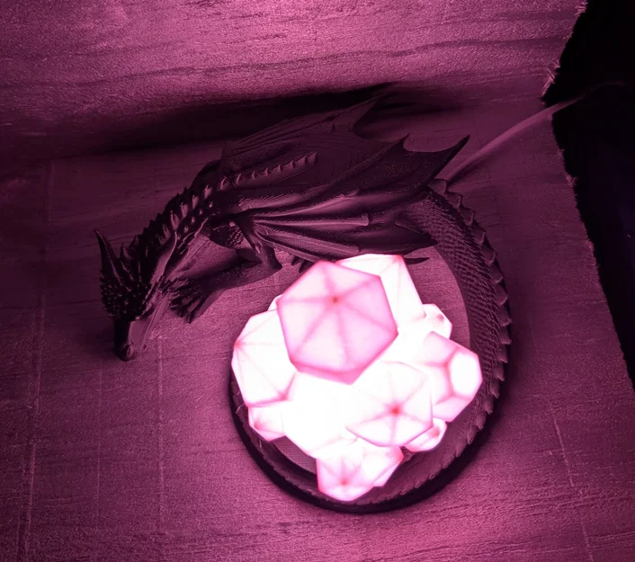 Đèn Ngủ Rồng Ngủ Cùng Tinh Thể (Sleeping Dragon Crystal Lamp) - Image 5