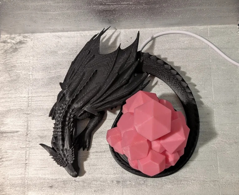 Đèn Ngủ Rồng Ngủ Cùng Tinh Thể (Sleeping Dragon Crystal Lamp) - Image 6
