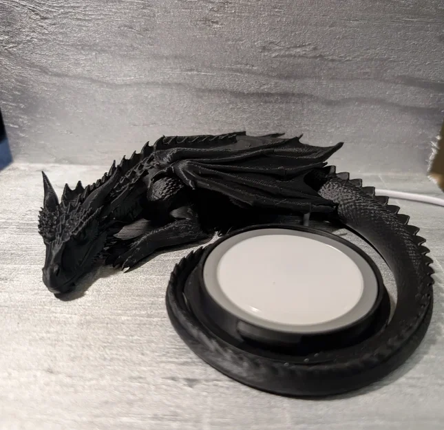Đèn Ngủ Rồng Ngủ Cùng Tinh Thể (Sleeping Dragon Crystal Lamp) - Image 7
