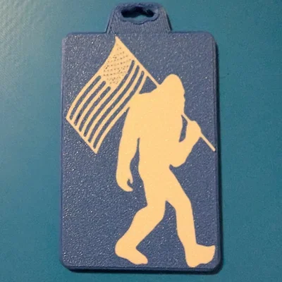 Hộp Đựng Thẻ/ID Hình Bigfoot Patriotic