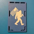 Hộp Đựng Thẻ/ID Hình Bigfoot Patriotic - Thumbnail 5