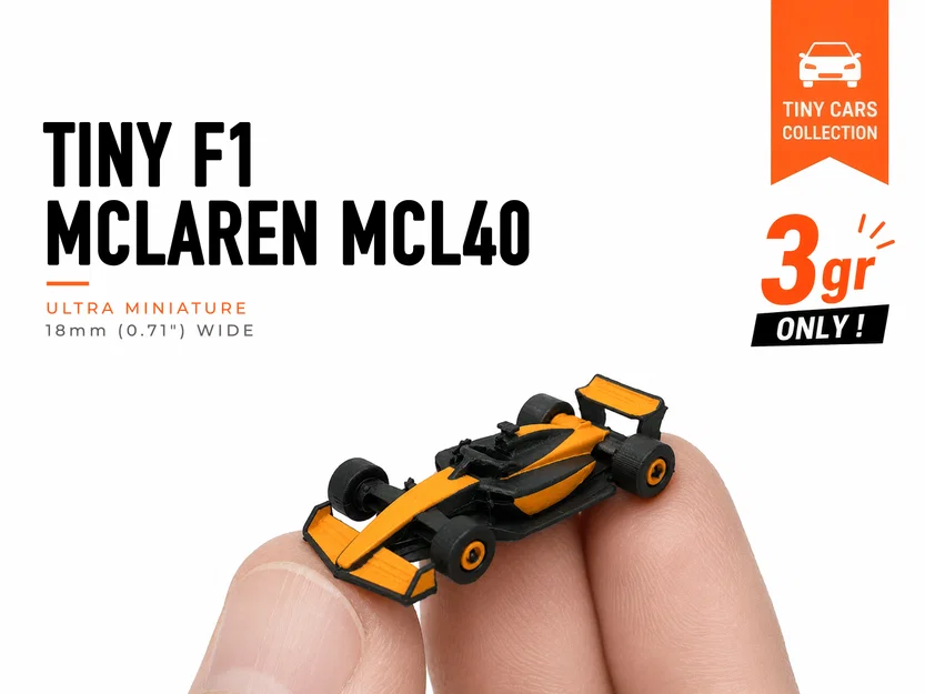 Mô hình F1 McLaren MCL40 Tí hon - Bộ sưu tập Mini Cars - Image 1
