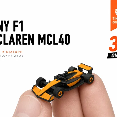 Mô hình F1 McLaren MCL40 Tí hon - Bộ sưu tập Mini Cars
