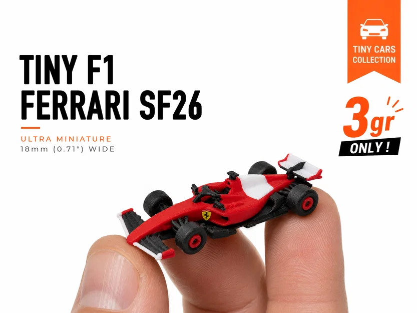 Tiny F1 Ferrari SF26 - Bộ sưu tập xe mô hình tí hon - Image 1