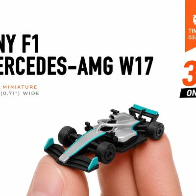 Tiny F1 Mercedes-AMG W17 - Bộ sưu tập xe mô hình mini