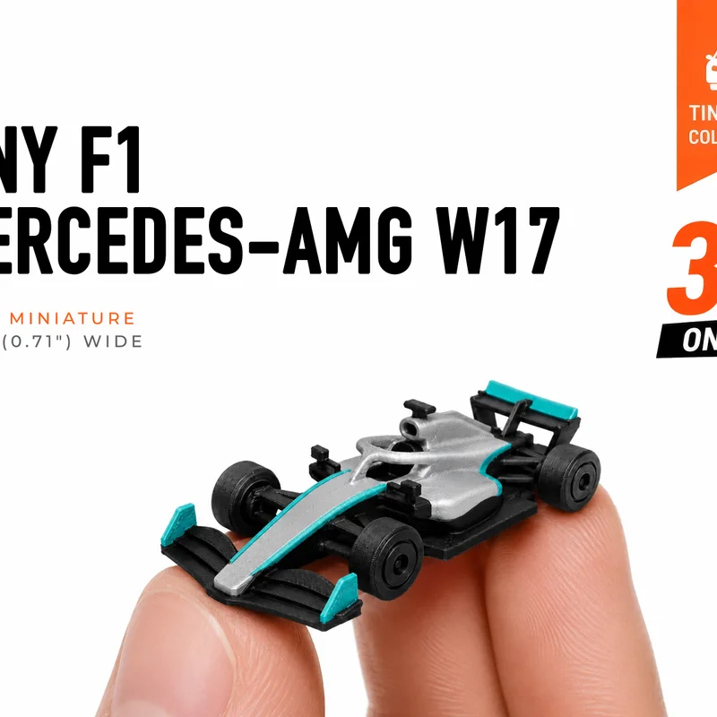 Tiny F1 Mercedes-AMG W17 - Bộ sưu tập xe mô hình mini
