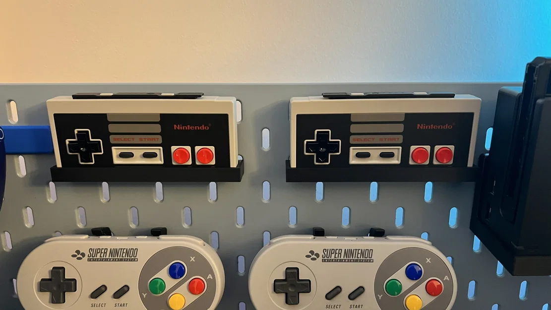 Giá treo NES Controller (phiên bản NSO) cho bảng SKÅDIS - Image 1