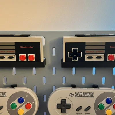 Giá treo NES Controller (phiên bản NSO) cho bảng SKÅDIS
