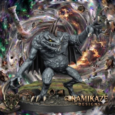 Mô hình Grey Slaad cho game RPG
