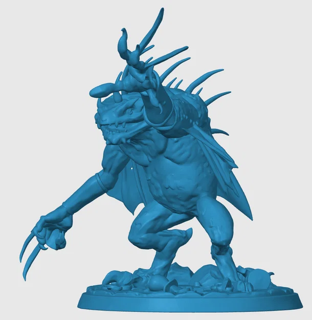 Mô hình Grey Slaad cho game RPG - Image 4