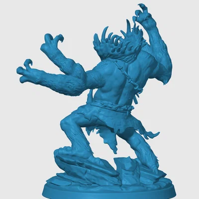 Mô hình quái vật Gug cho game RPG