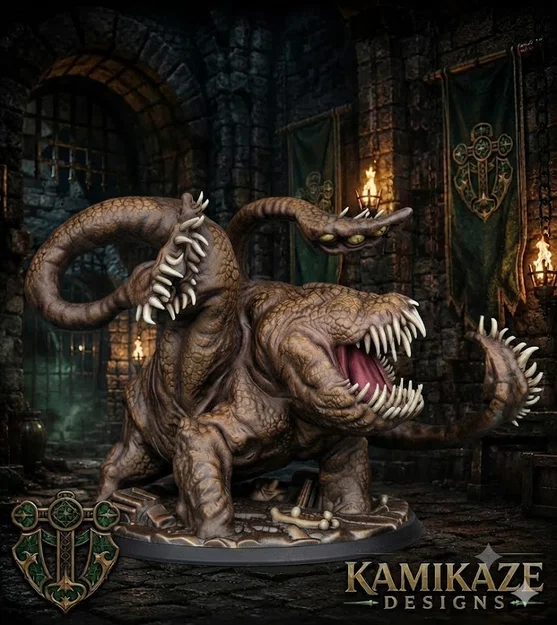 Mô hình Otyugh cho game RPG - Image 1