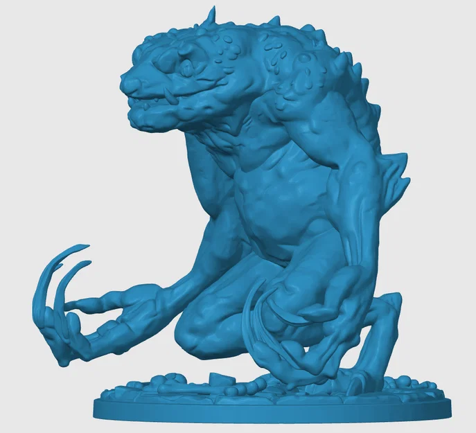 Mô hình Red Slaad dành cho game RPG - Image 4
