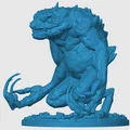 Mô hình Red Slaad dành cho game RPG - Thumbnail 4