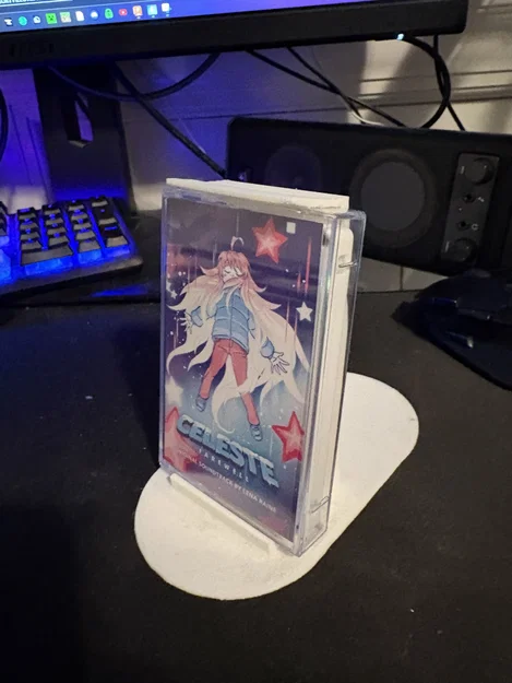 Giá đỡ trưng bày băng cassette (Cassette Display Stand) in 3D - Image 1