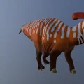 Mô hình 3D Khủng long Plesiolophus: Hadrosaur kỷ Phấn Trắng - Thumbnail 2