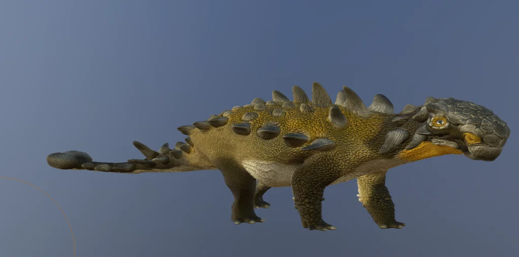 Mô hình khủng long bọc giáp Scolosaurus in 3D chi tiết - Image 1