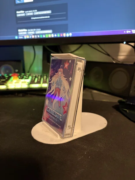 Giá đỡ trưng bày băng cassette (Cassette Display Stand) in 3D - Image 5