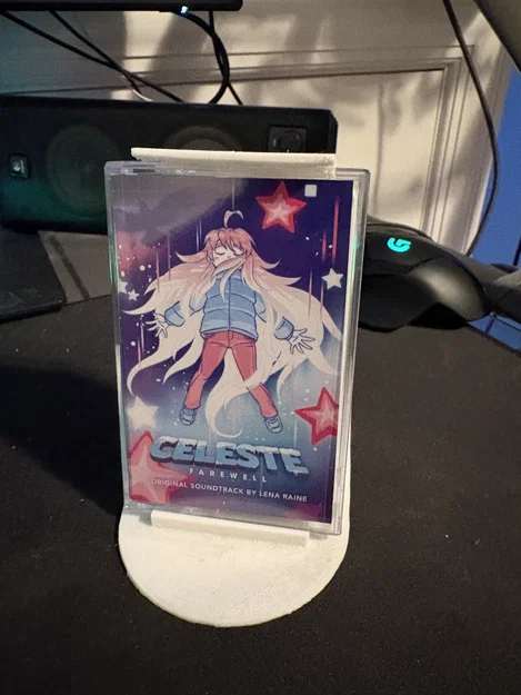 Giá đỡ trưng bày băng cassette (Cassette Display Stand) in 3D - Image 6
