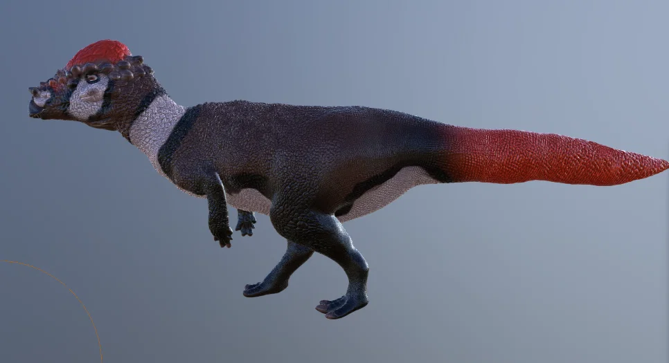 Mô hình khủng long Pachycephalosaurus - Tái hiện chuẩn xác từ Hell Creek - Image 1