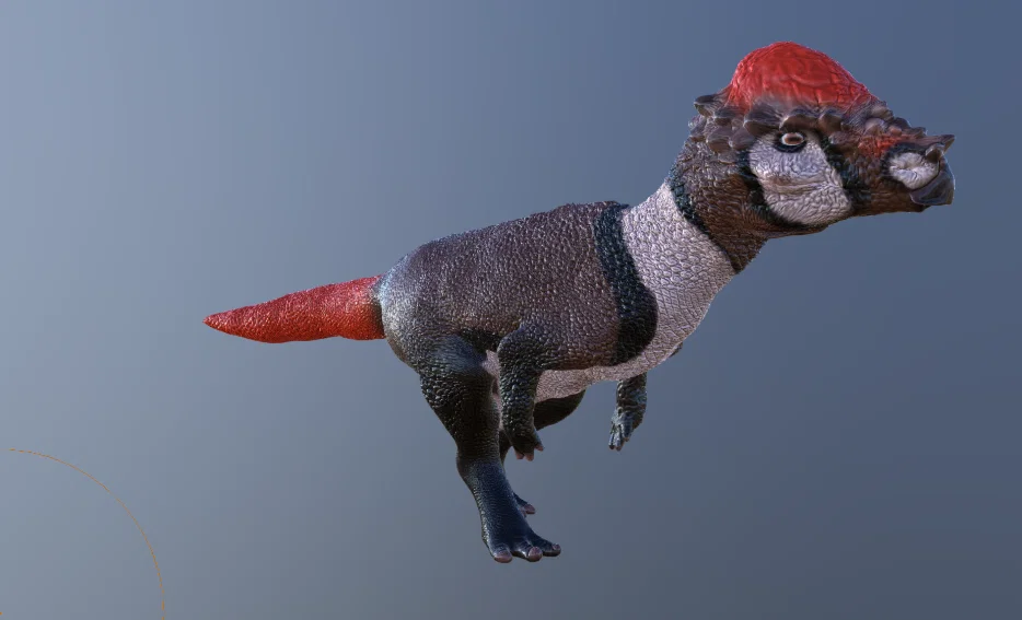 Mô hình khủng long Pachycephalosaurus - Tái hiện chuẩn xác từ Hell Creek - Image 2