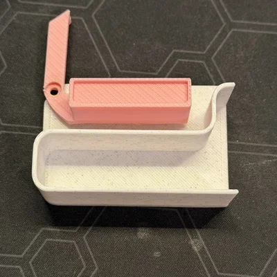 Khay chứa rác tích hợp sẵn khe gạt cho Prusa CORE One L