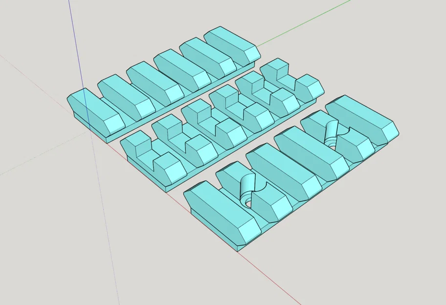 Bộ sưu tập ray Picatinny và kẹp lắp đặt cho mô hình in 3D - Image 2