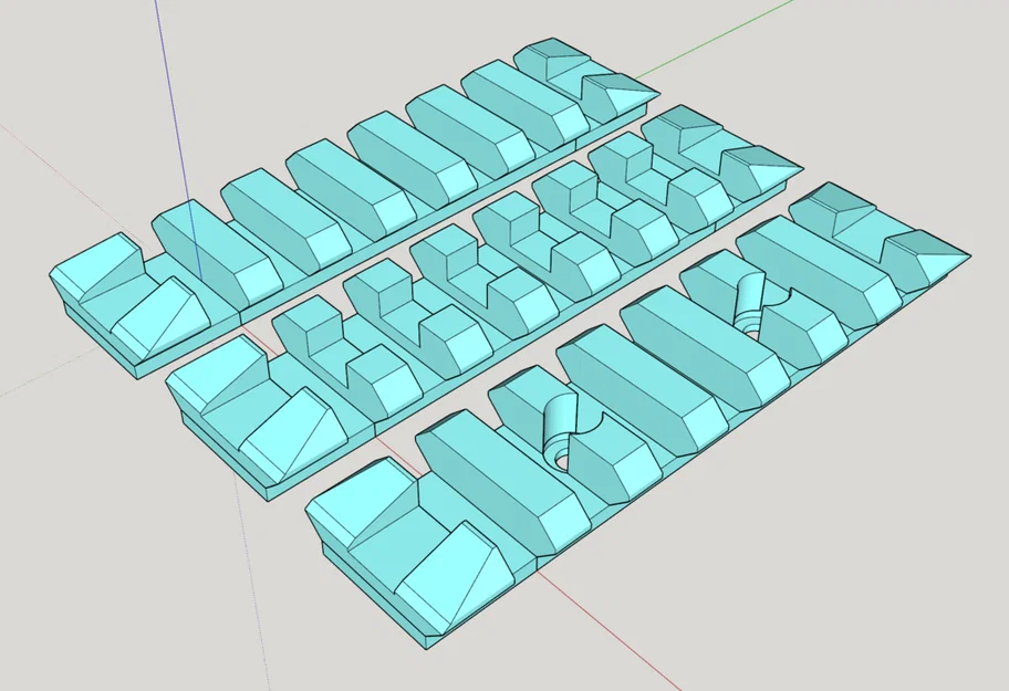 Bộ sưu tập ray Picatinny và kẹp lắp đặt cho mô hình in 3D - Image 3