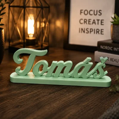 Bảng Tên Thomas - Bảng Tên Để Bàn Cá Nhân Hóa