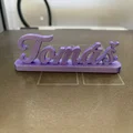 Bảng Tên Thomas - Bảng Tên Để Bàn Cá Nhân Hóa - Thumbnail 2