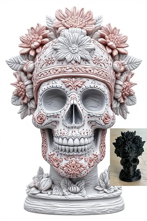 Mô hình Skull Calaveras (Dia De Los Muertos) #2