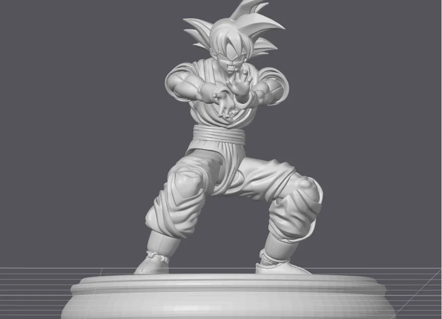 Mô hình 3D Son Goku Dragon Ball Z cực chất cho fan anime - Image 1