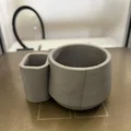 Chậu Cây Hiện Đại Kết Hợp Ống Cắm Bút - Đồ Trang Trí Bàn Làm Việc - Thumbnail 3