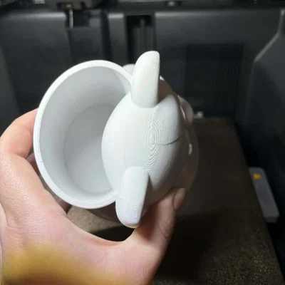 Ống Đựng Bút Hình Mèo Kawaii – Đồ Trang Trí Bàn Làm Việc Dễ Thương