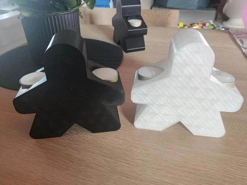 Đế cắm nến Tealight hình Meeple - Image 2