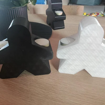 Đế cắm nến Tealight hình Meeple