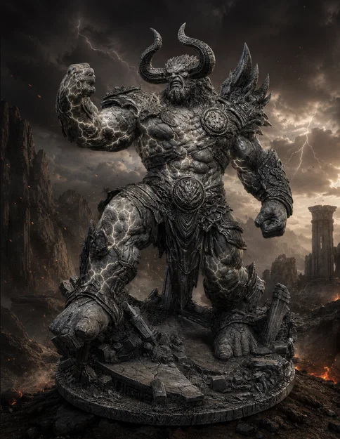 Stormhide Titan Advancing Colossus - Tượng Chiến Thần Khổng Lồ - Image 2