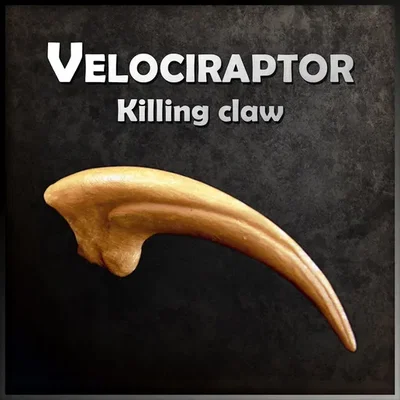 Mô hình móng vuốt Velociraptor