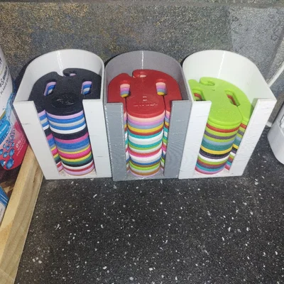 Khay đựng kẹp vớ (socks clips) thiết kế in 3D gọn gàng