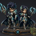 Mô hình Zodiac Warrior - Song Ngư Song Sinh (Pisces Twins) - Thumbnail 2
